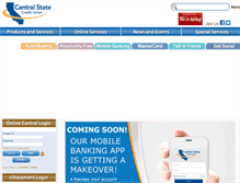 Tablet Screenshot of centralstatecu.org